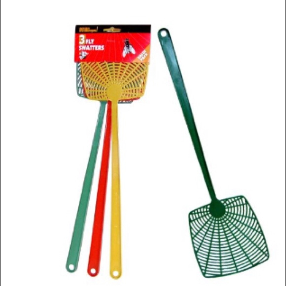 Insect swatter.  Fly swatter.  Set of 4.